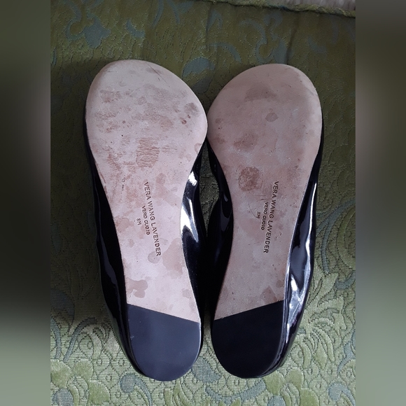 Vera Wang Lavender label patent leather ballet flats - Picture 4 of 8